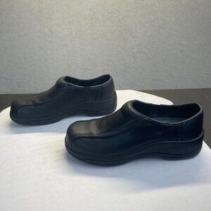 Dansko Womens Size 40 Shoes Loafer Slip On Flat  Bicycle Toes Black,Comfort